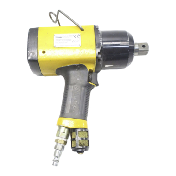 Atlas Copco ErgoPulse 14PTS HR Operator Instructions Manual