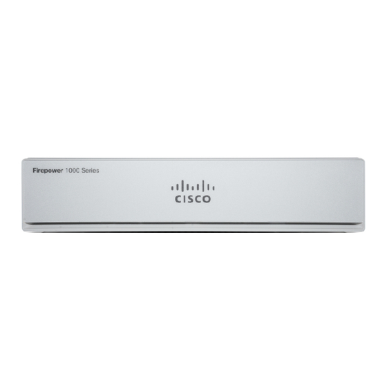 Cisco Firepower 1010 Series Appliance Manuals