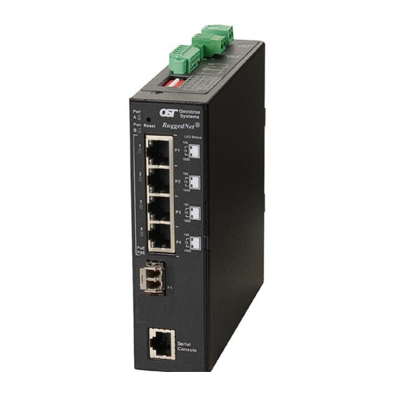 Omnitron Systems RuggedNet 10GMGPoEBT/Mi User Manual
