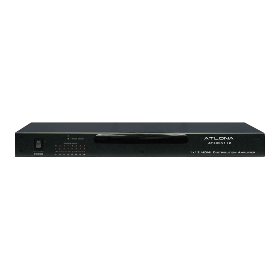 Atlona AT-HD-V112 User Manual