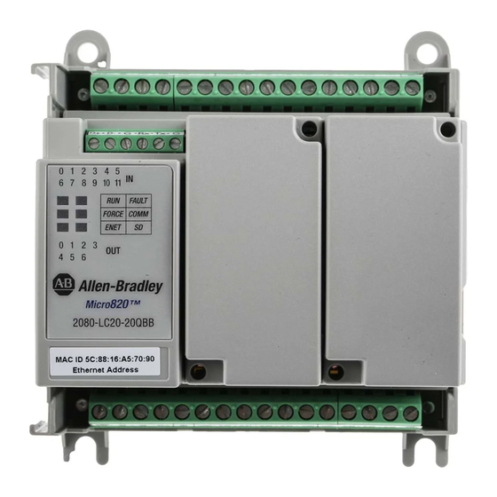 Allen-Bradley Micro820 Installation Instructions Manual