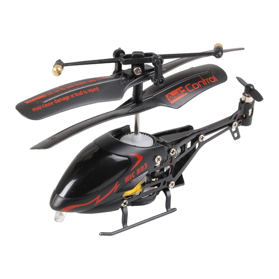 Revell Control XS HELICOPTER HIC 801 User Manual