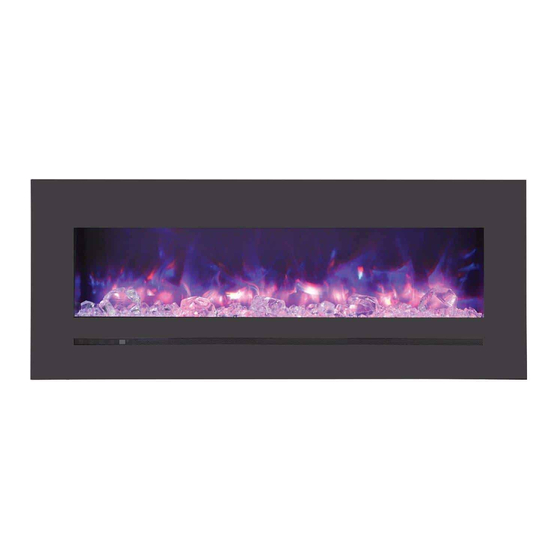 Sierra Flame WM -FM L-26-3223-STL Installation And Operation Instructions Manual