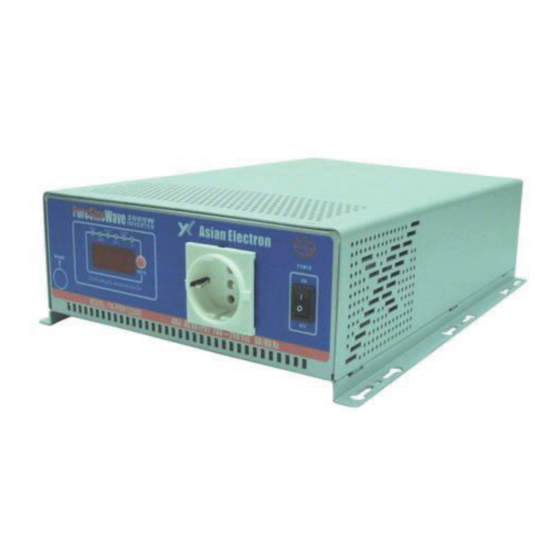 Thiele Asian Electron PSW1500W Series Manuals