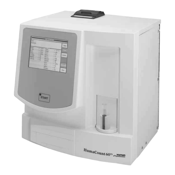 Human HumaCount 60TS User Manual