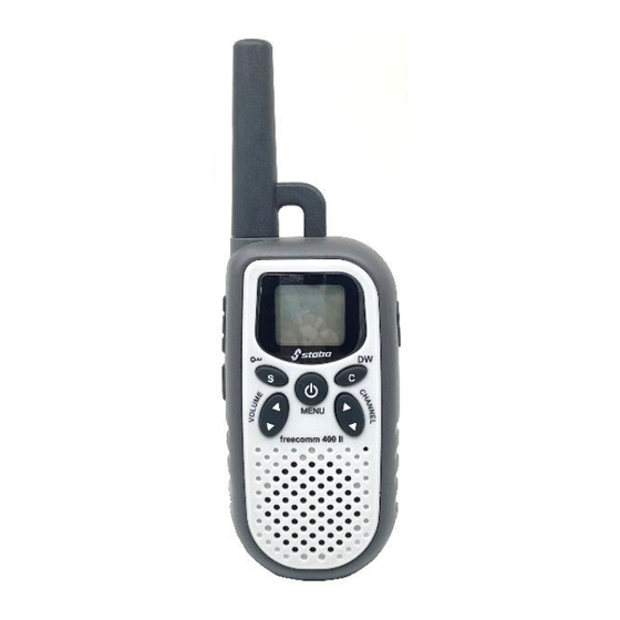 stabo freecomm 400 II Owner's Manual
