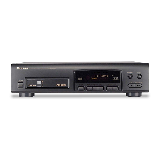 Pioneer PD-M426 Service Manual