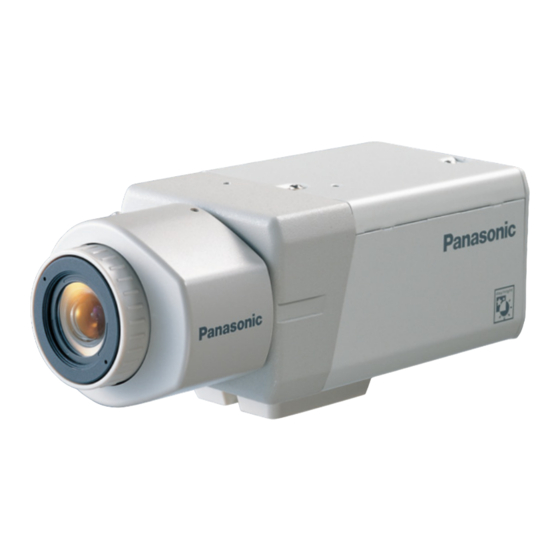 Panasonic WV-CP254 Specifications