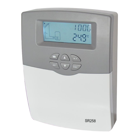 User Manuals: Shuangri Electron SR258 Solar Controller