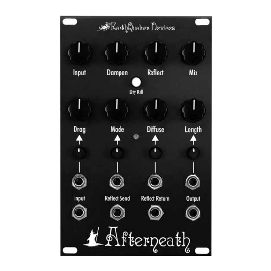 EarthQuaker Devices Afterneath Operation Manual