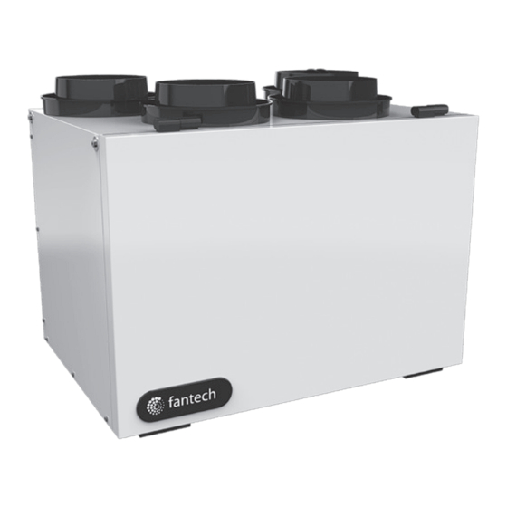 Fantech VHR Series Operation Manual
