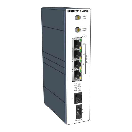 Westermo Merlin 4100 Series User Manual