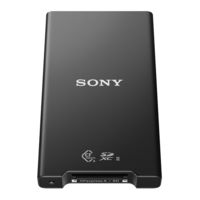Sony MRW-G2 Basic Operation