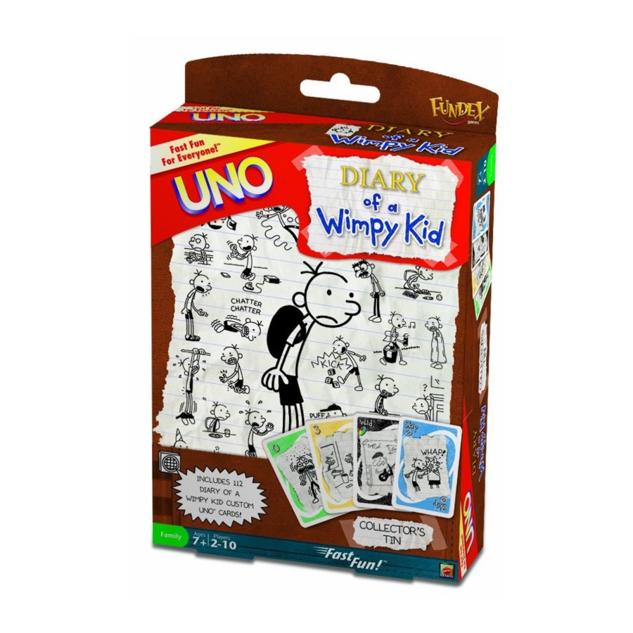 Fundex Games UNO: Diary of a Wimpy Kid User Instructions