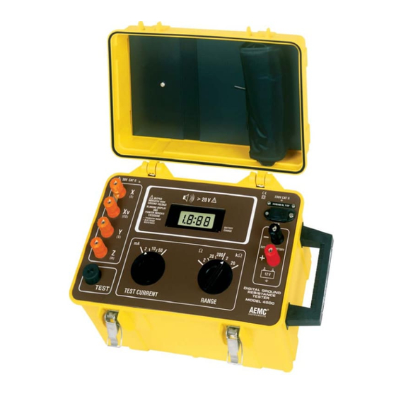 AEMC 4500 User Manual