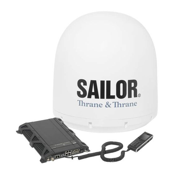 COBHAM SAILOR 500 FleetBroadband Installation And User Manual