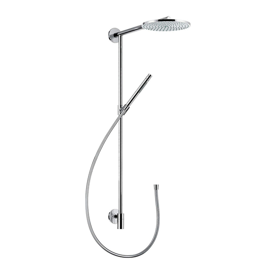 Hans Grohe Raindance Connect Showerpipe Eco 27166 Series Instructions For Use/Assembly Instructions