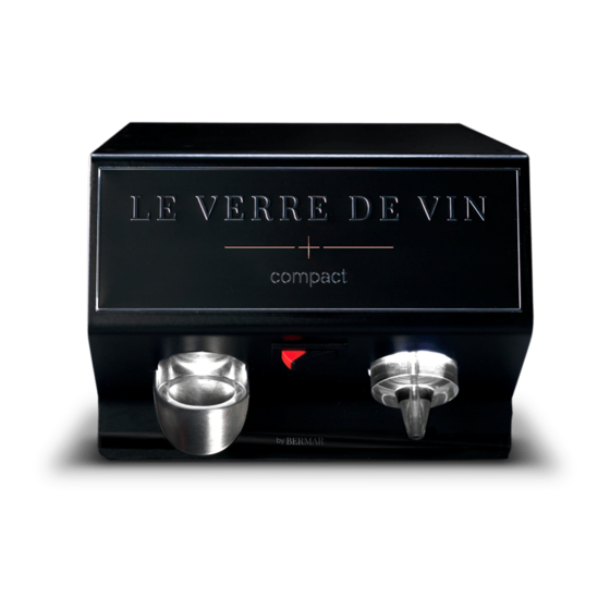 Bermar Le Verre de Vin Compact Installation Instructions Manual