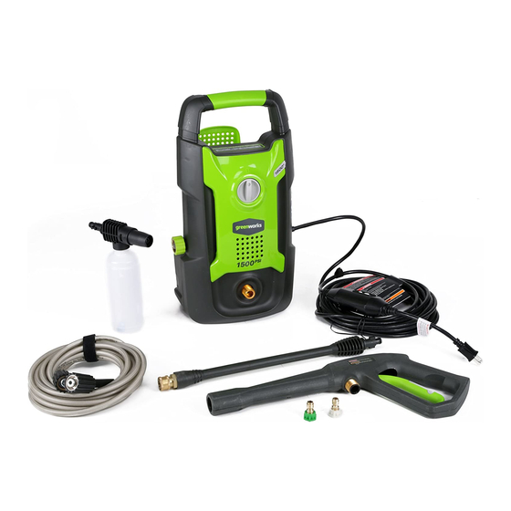 GreenWorks GPW1501 Operator's Manual