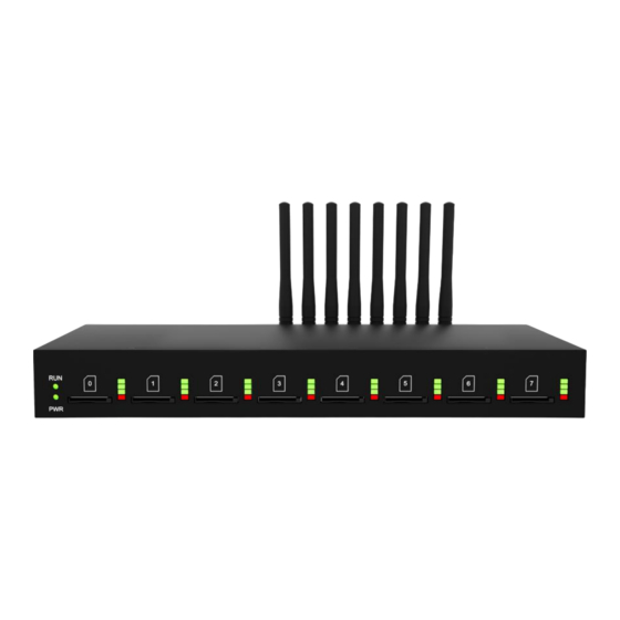 Techroutes WG3100 Series GSM VoIP Gateway Manuals
