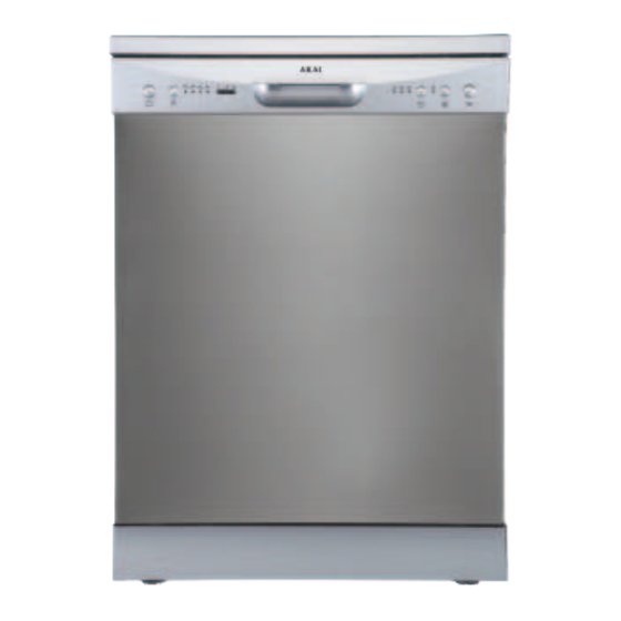User Manuals: Akai AK-DW12P Freestanding Dishwasher