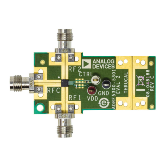 Analog Devices EVAL-ADRF5301 Manual