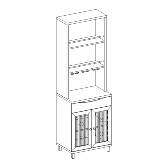 Walker Edison PRLD3D Assembly Instructions Manual
