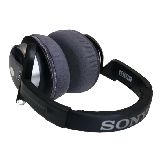 Sony MDR-NC50 User Manual