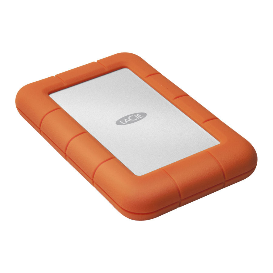 LaCie Rugged Mini - 2TB External Hard Drive Portable HDD Manual