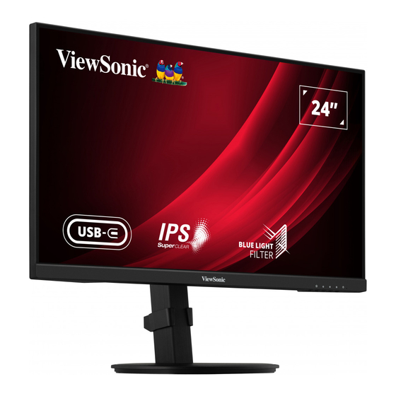 ViewSonic VG2409-mhu Quick Start Manual