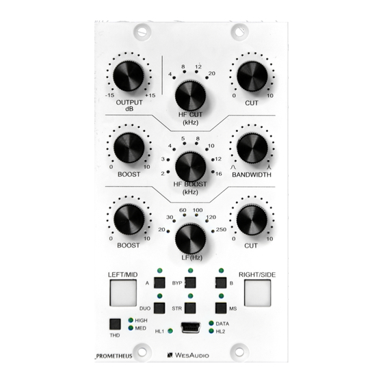 WesAudio PROMETHEUS User Manual