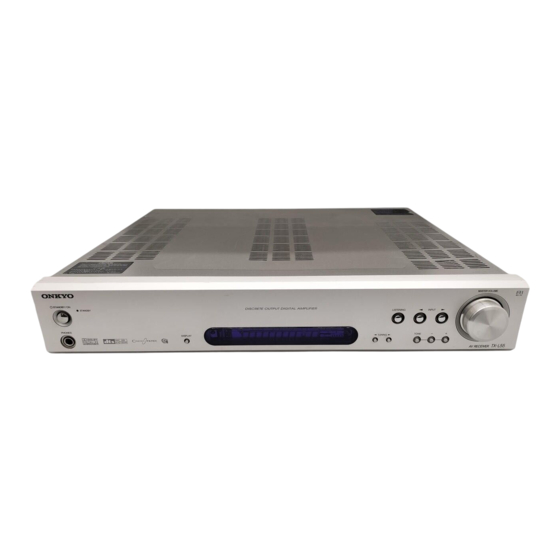 Onkyo TX-L55 Instruction Manual