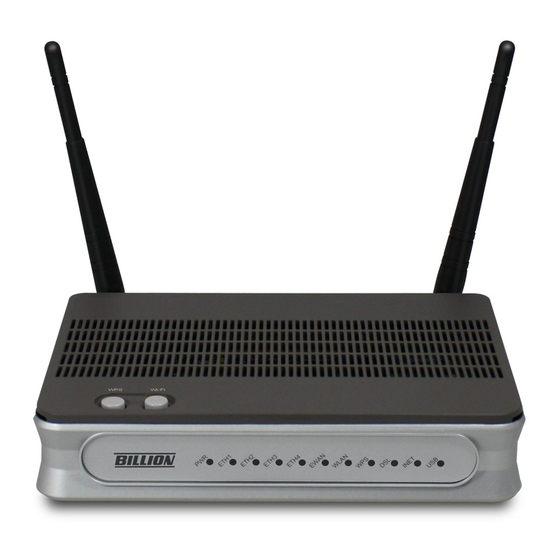 Billion BiPAC 8800NL Quick Install Manual
