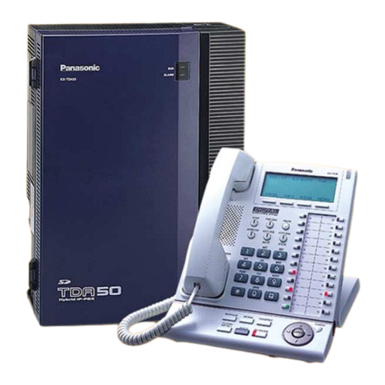 Panasonic KX-TDA5480 Programming Manual