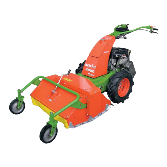 Agria 4500 HYDRO Operating Instructions Manual