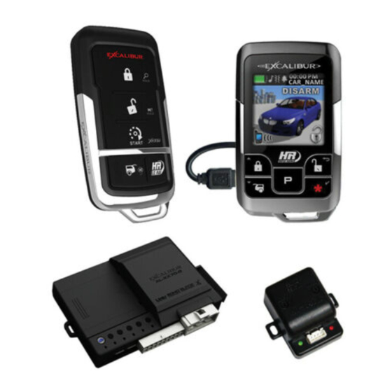 Excalibur AL-2075-3DB-L Operation Manual