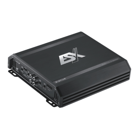 ESX Signum Series User Manual