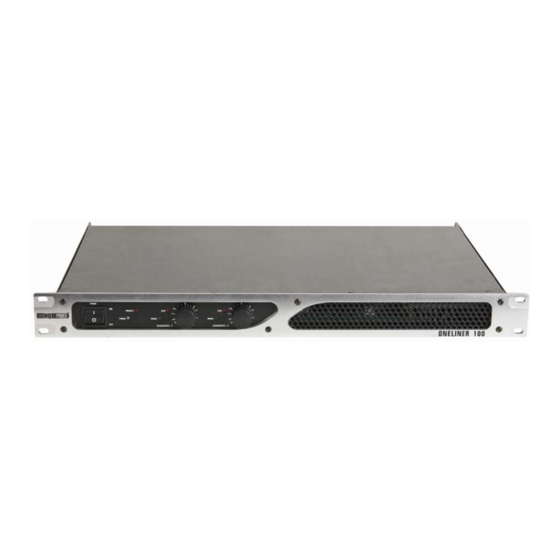 HQ Power Oneliner 100 VPA2100U1 User Manual