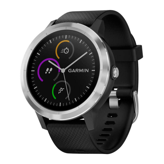 Garmin Vivoactive 3 Troubleshooting Manual