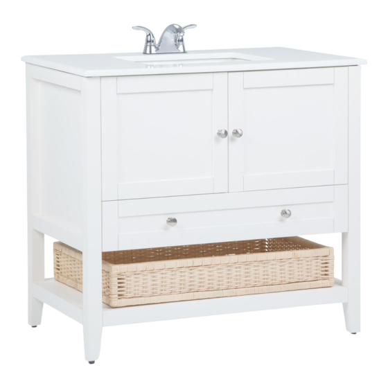 SIMPLIHOME Wynden Hall brooklyn + max AXCVRCAPW-36 Manual
