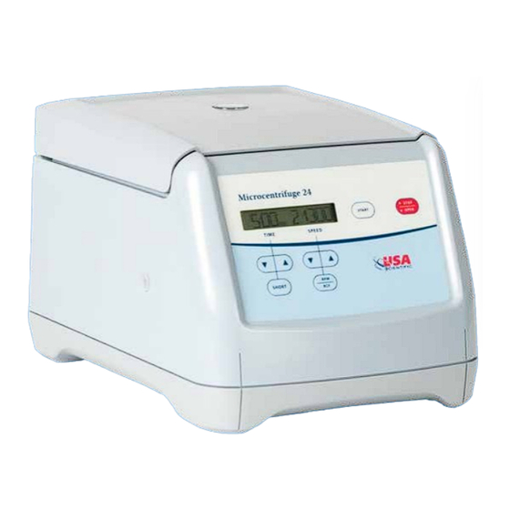 USA Scientific Microcentrifuge 24 User Manual