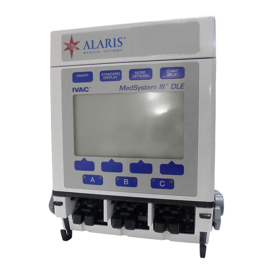 Alaris Medical Systems MedSystem III Directions For Use Manual