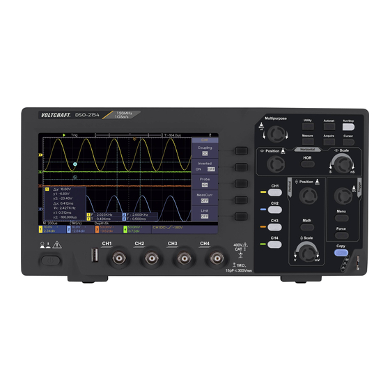 VOLTCRAFT DSO-2154 User Manual