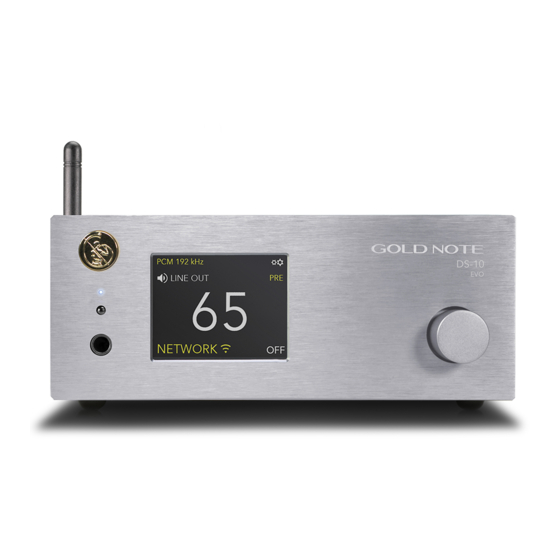 Gold Note DS-10 EVO User Manual