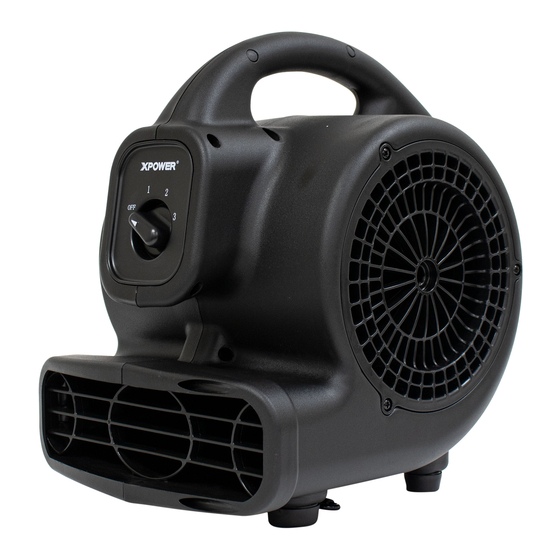 XPower P-80 Series Owner's Manual