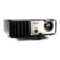 Sharp PG-F317X - Notevision XGA DLP Projector Operation Manual