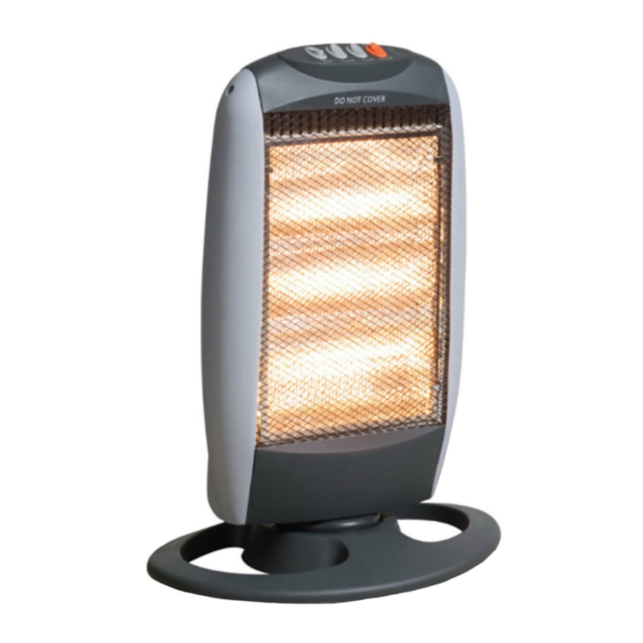 Daewoo HEA1131 - 1200W Halogen Heater Manual