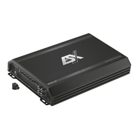 ESX SIGNUM Series User Manual