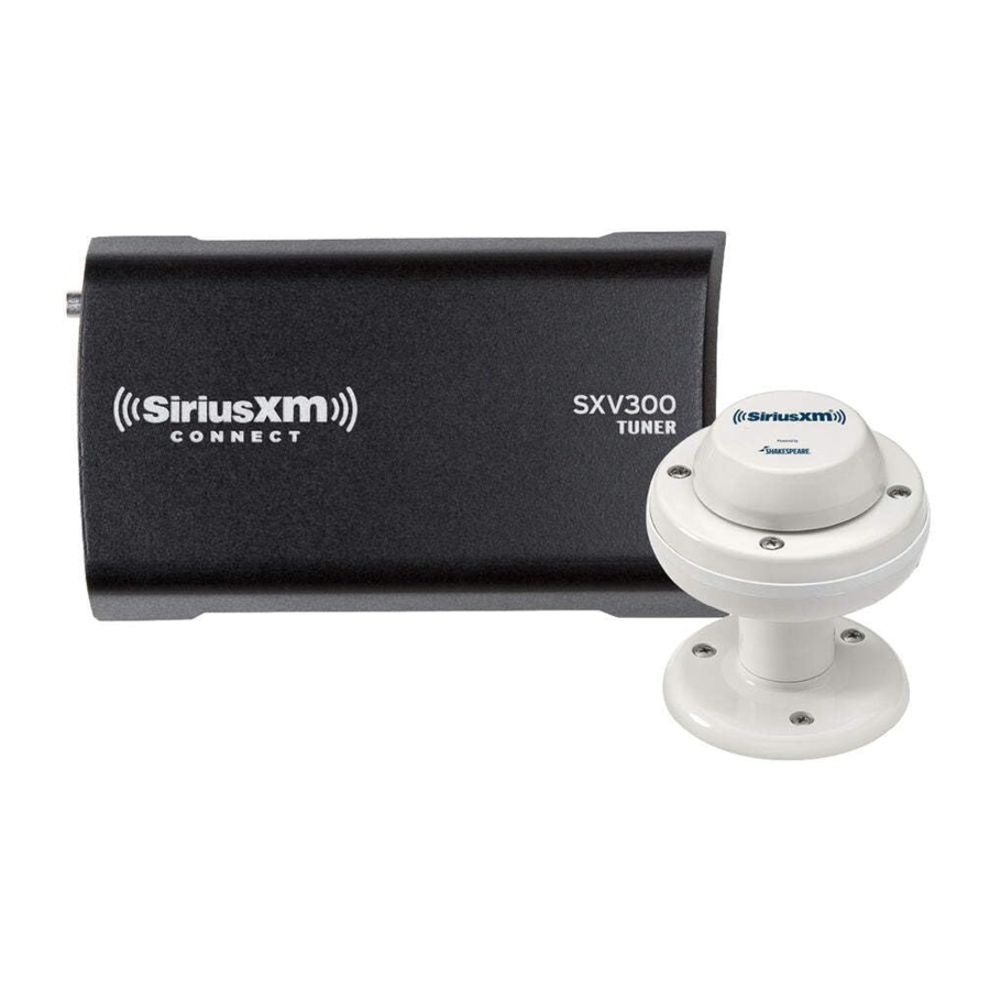 SiriusXM SXV300 Manual