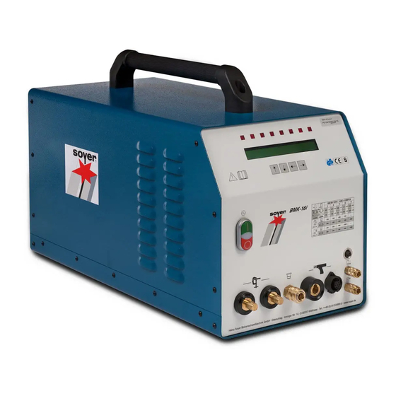 Soyer BMK-16i Operating Instructions Manual